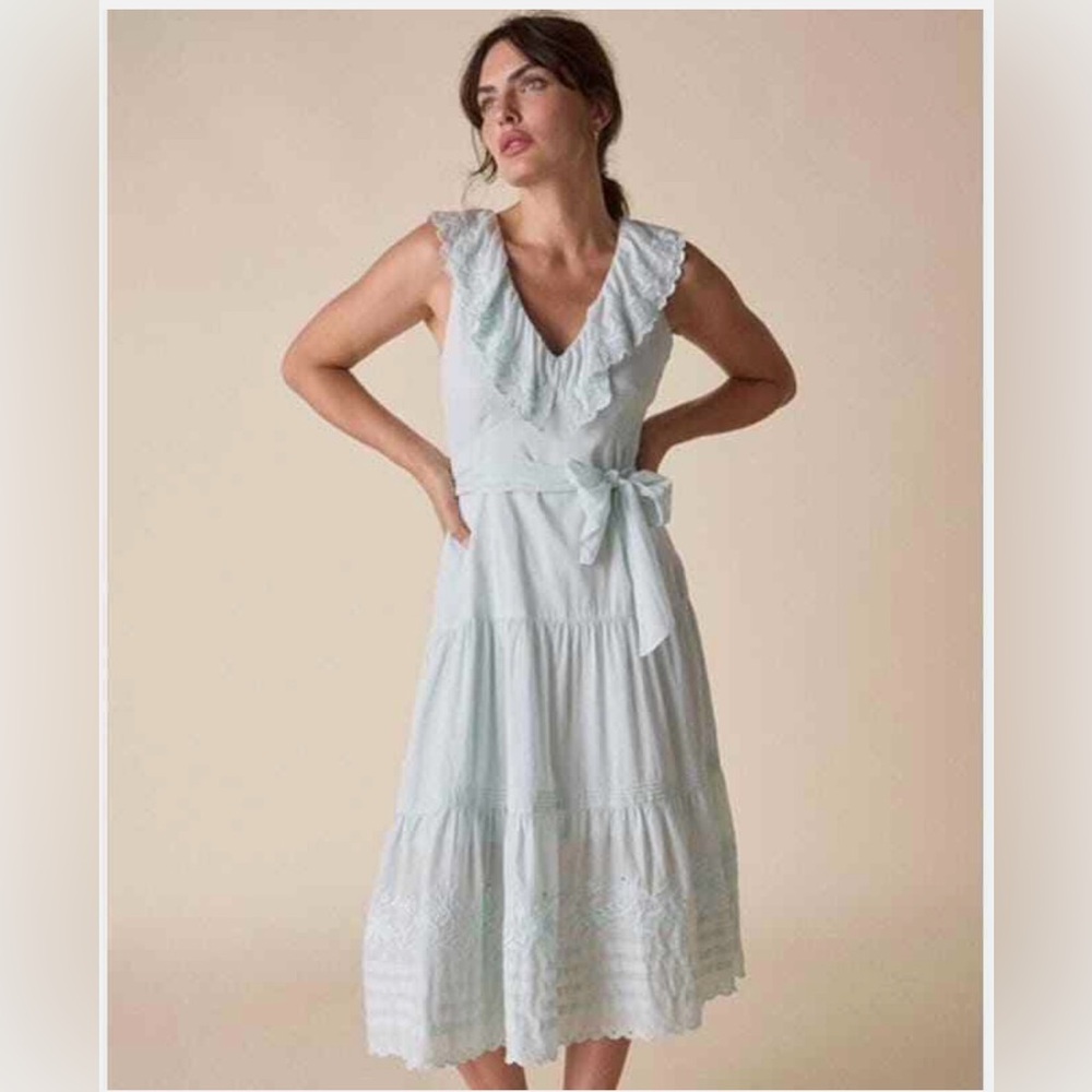 NEW St. Roche Nightingale Dress in Minty (light green) Size 8/Medium NWT